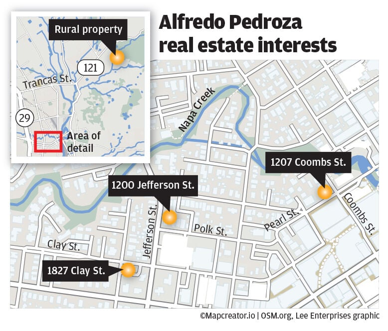 Napa County supervisor Pedroza has local property clout