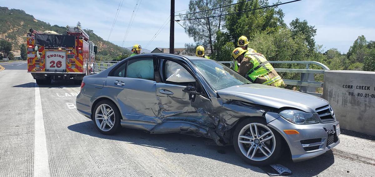 Crash on Silverado Trail near Rutherford