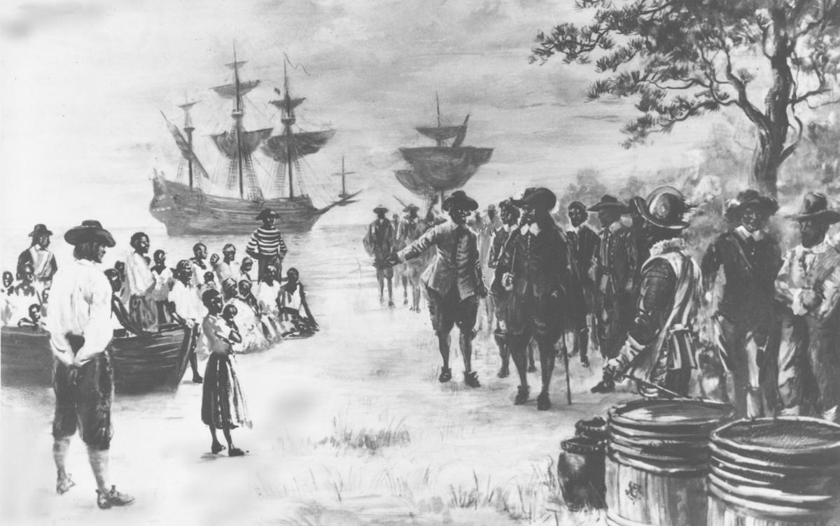 VIRGINIA 1619 SLAVE TRADE