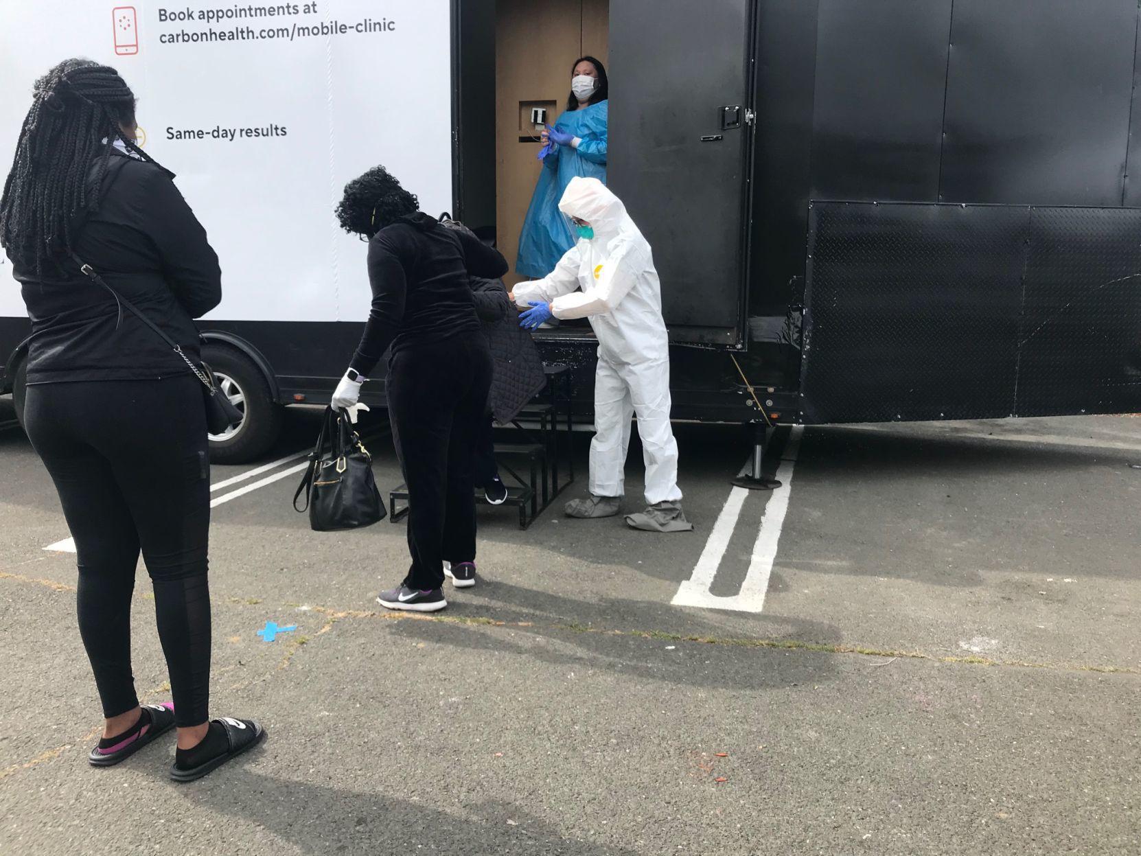 Pop Up Covid 19 Testing Comes To Napa Temporary Trailer Offers Free Testing Local News Napavalleyregister Com