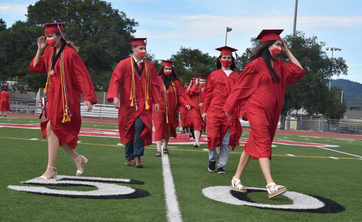 Photos St. Helena High School graduation, 2021
