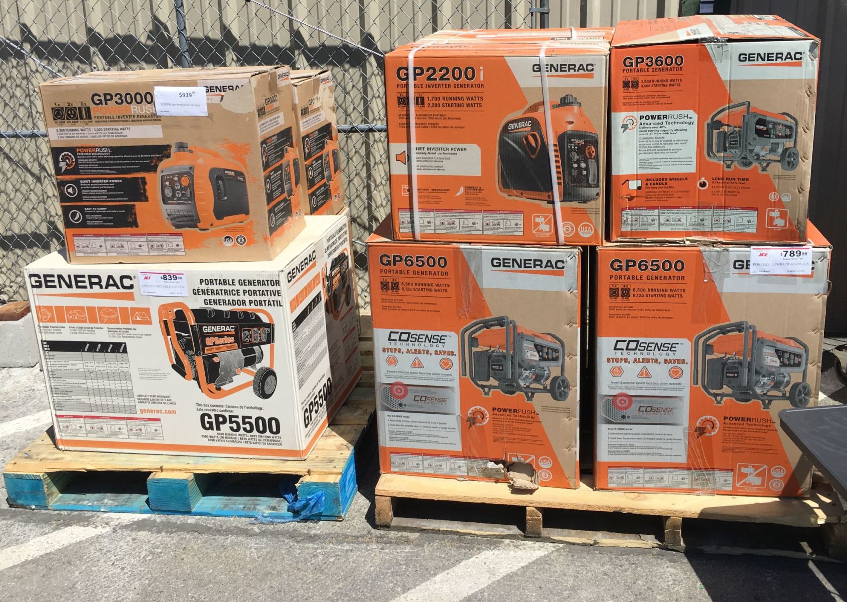 emergency generators for sale