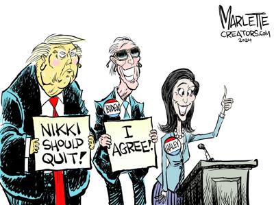 Political cartoon by Andy Marlette Political cartoon by Andy Marlette