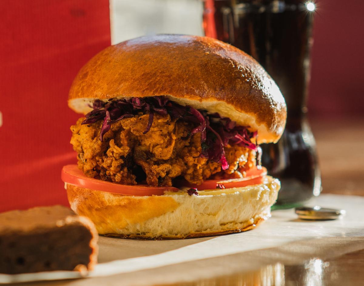 Press Fried Chicken Sandwich