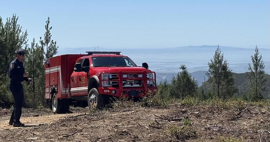 Remote Mayacamas ridge becomes Napa fire defense line