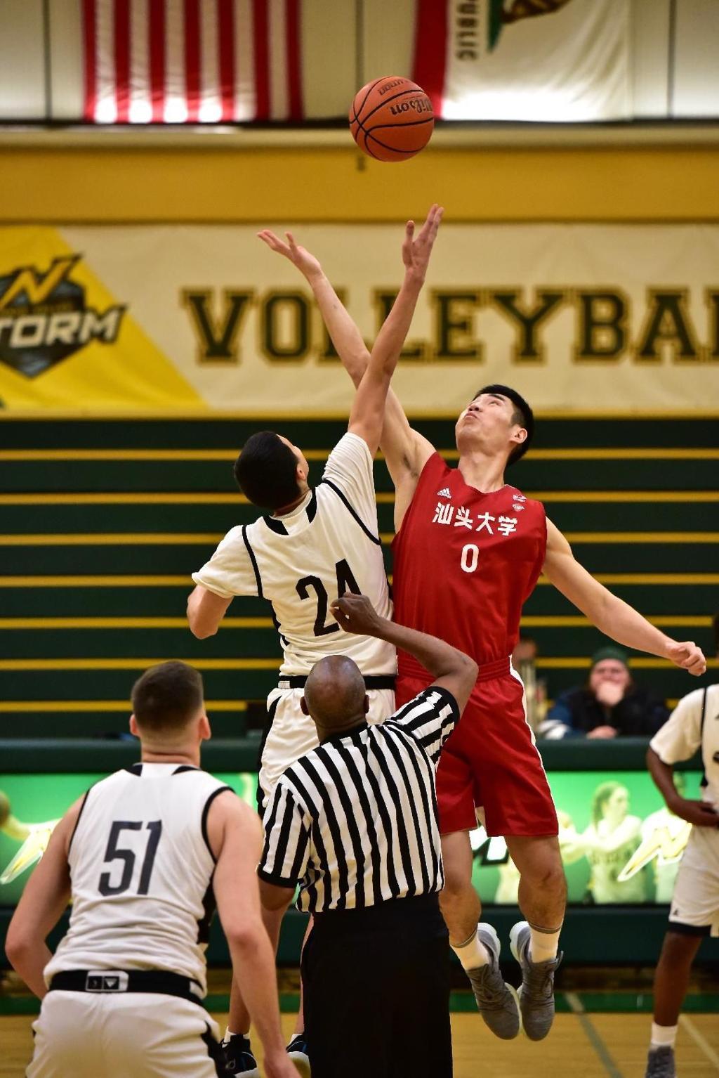 Men S Basketball Golden State Prep Falls To Shantou University