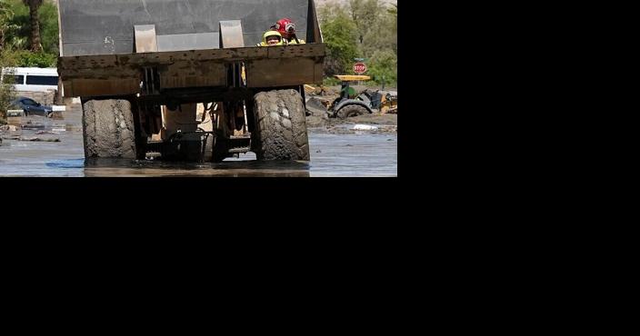 Hilary left California desert roads covered in water and mud Now its threatening Oregon and Idaho