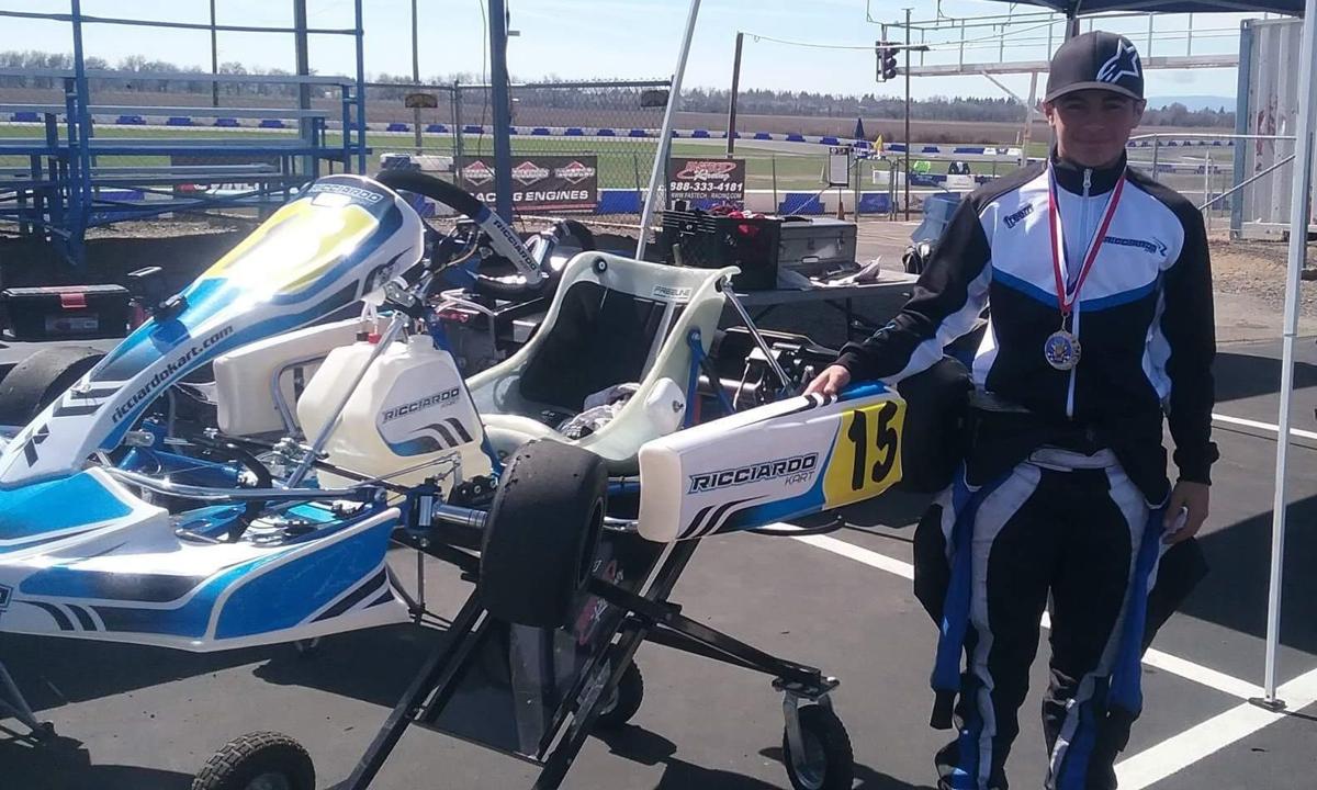 Napa High junior Anthony Toscano seeks another karting win this weekend