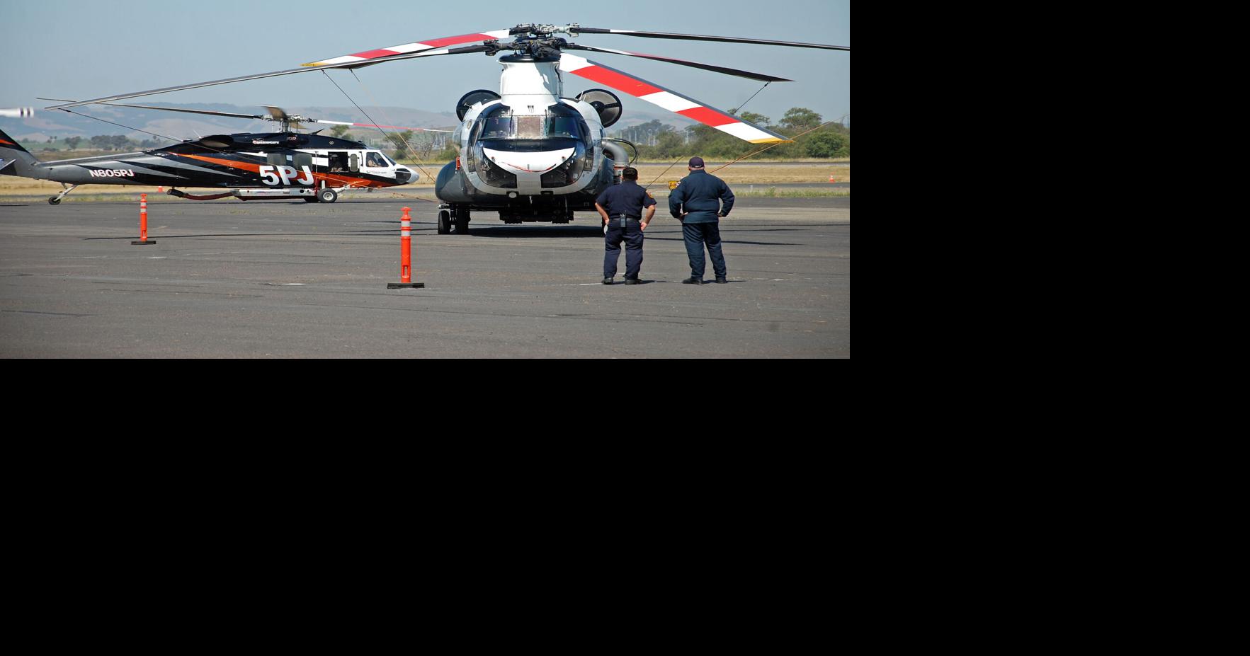 Cal Fire shows firefighting copters based in and near Napa | News ...