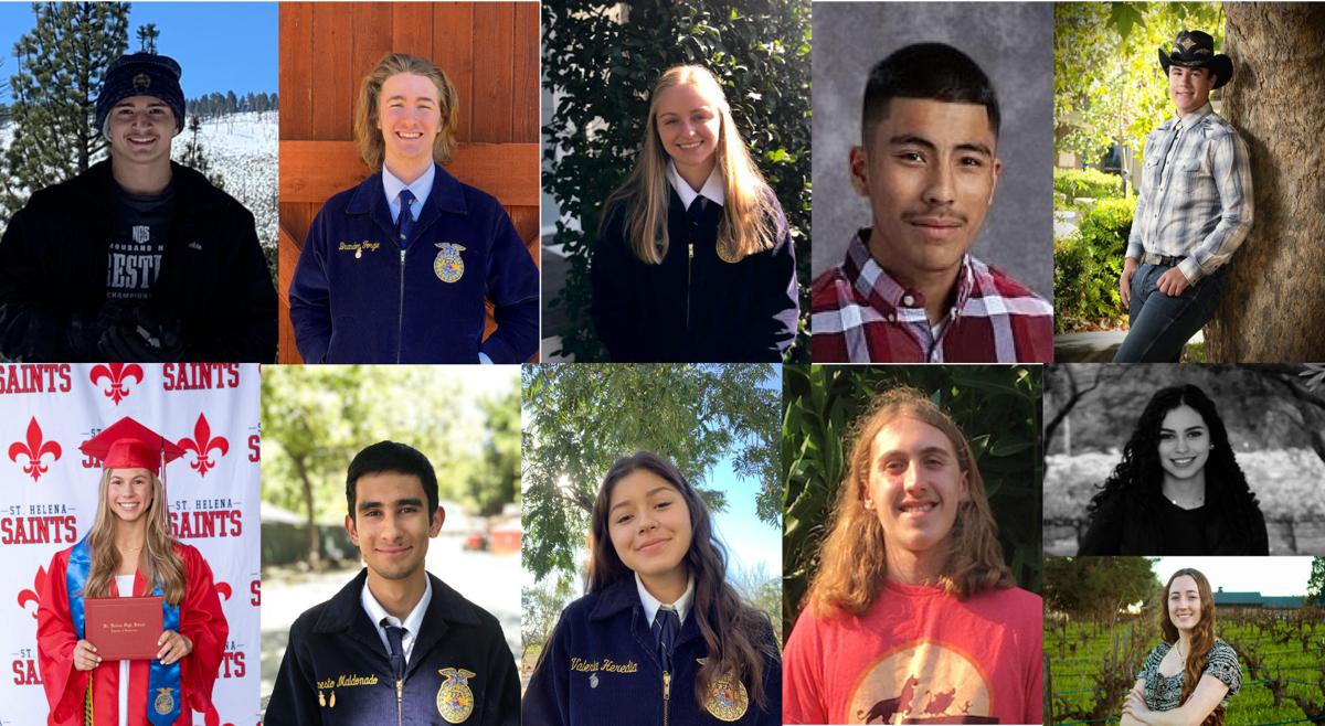 The Napa County Farm Bureau Foundation scholarship recipients