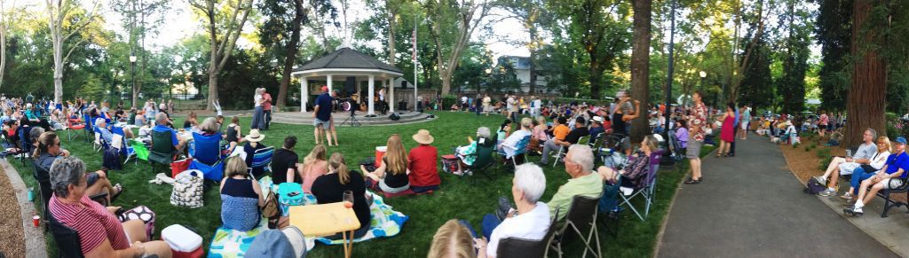 First concert of the season in Pioneer Park