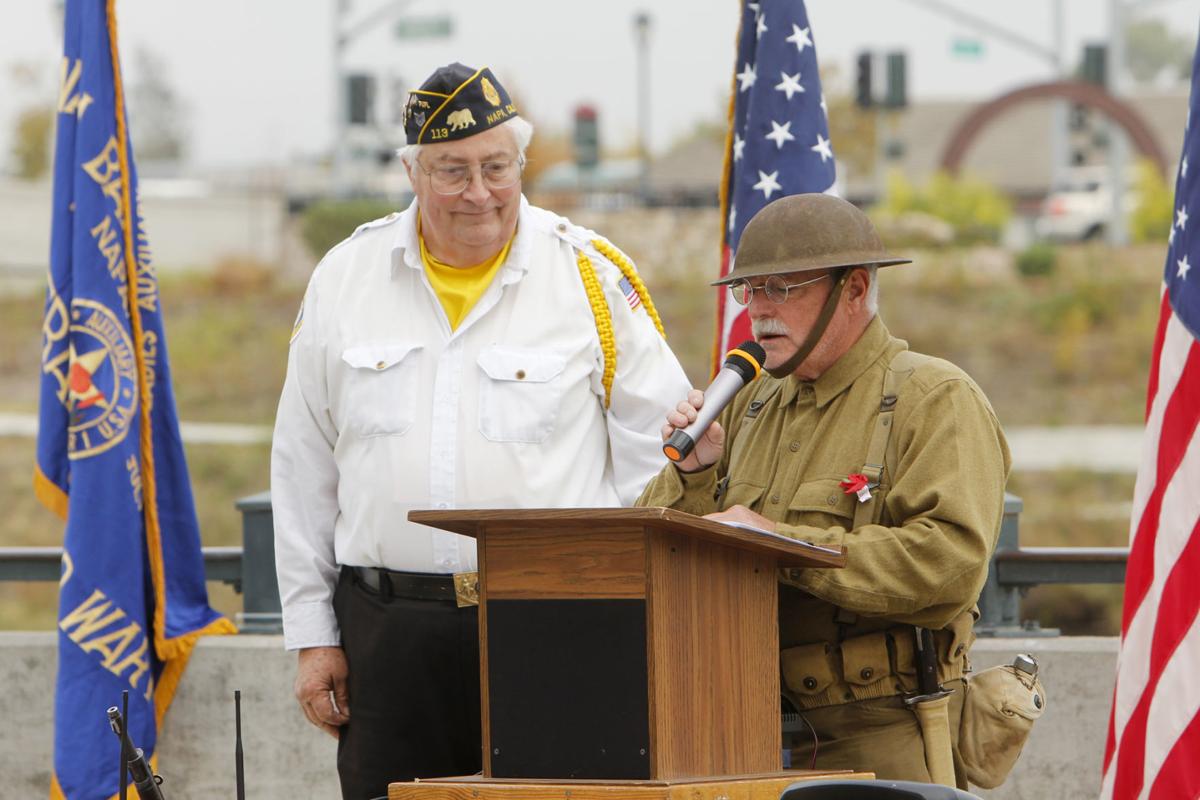 Veterans Day ceremony in Napa