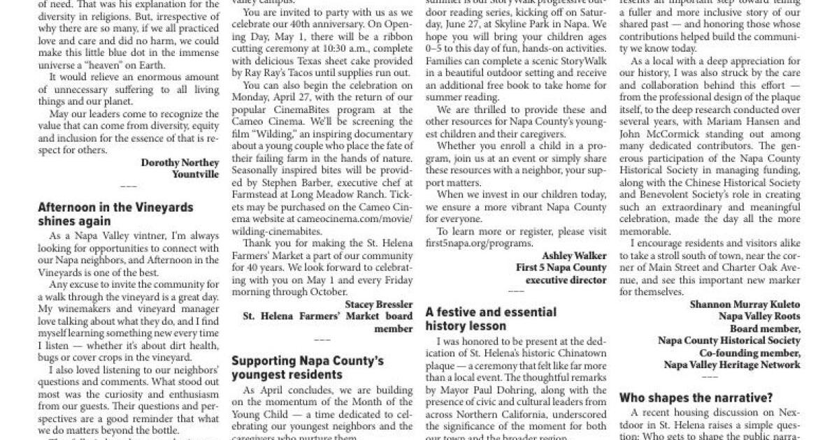 Page A19 | Napa Valley Register E-edition | napavalleyregister.com