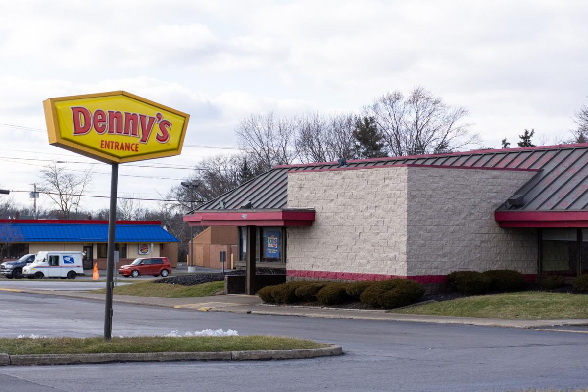 Denny's - from parking lot in early morning - Picture of Denny's