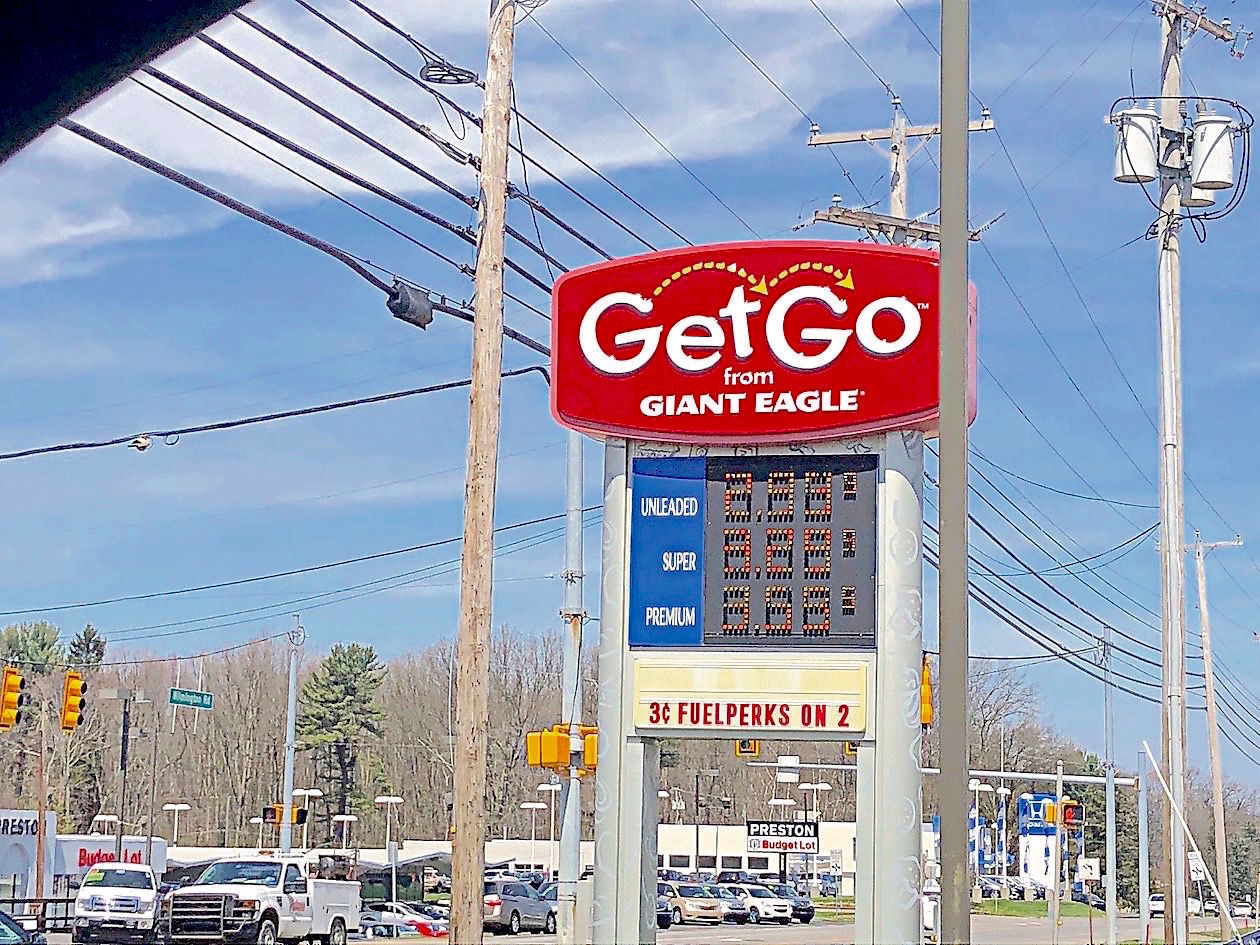 Gas reaches highest price in three 