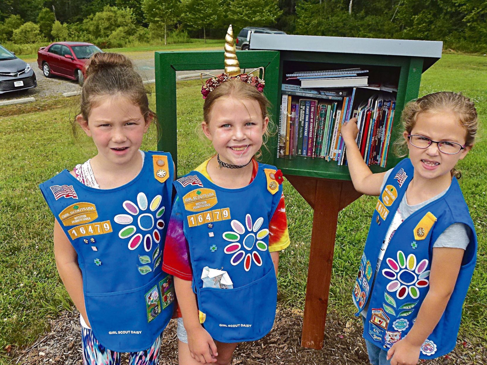 Laurel Girl Scouts Establish Little Free Library | News | Ncnewsonline.com