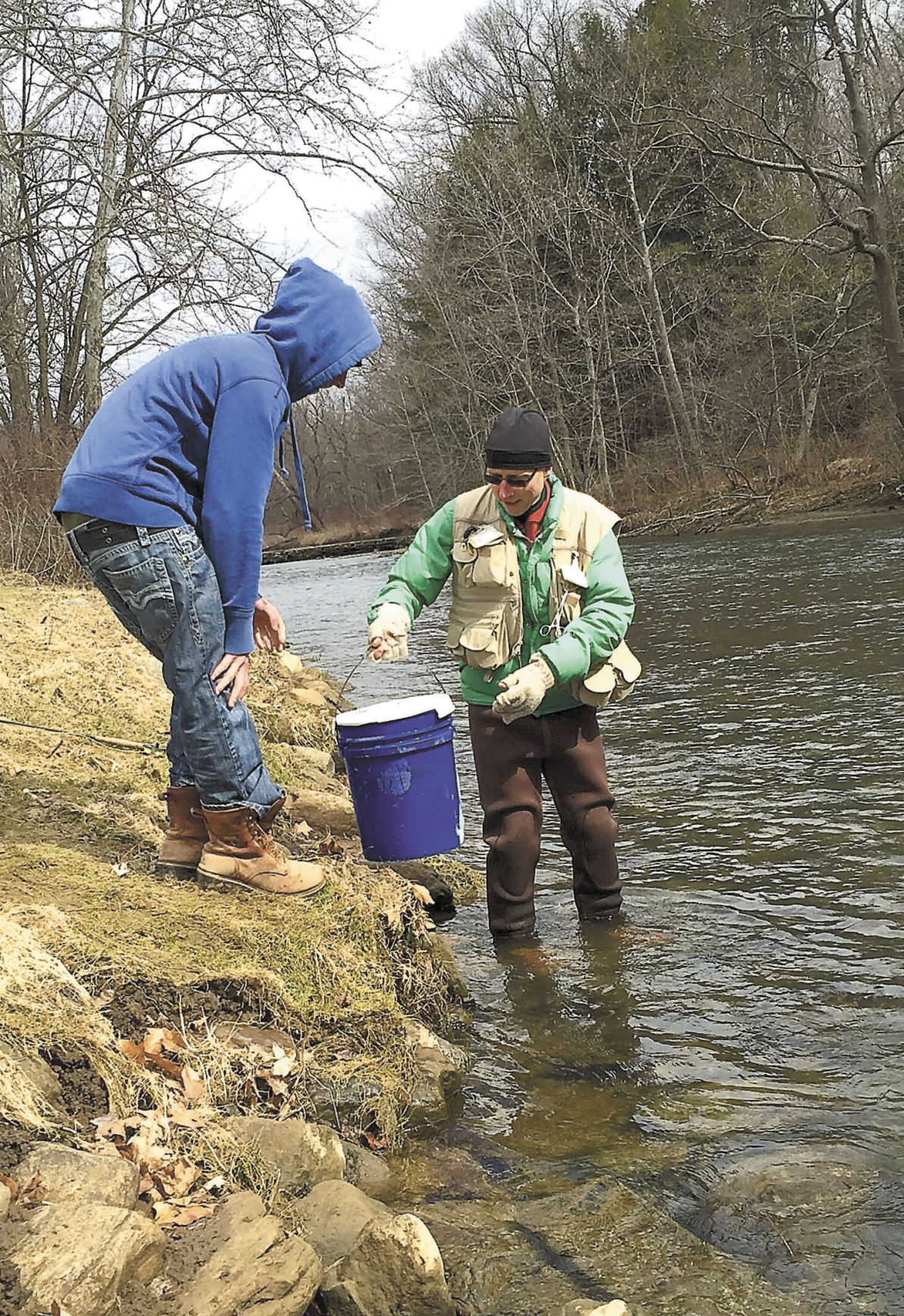 Annual Volant trout stocking event finally arrives News