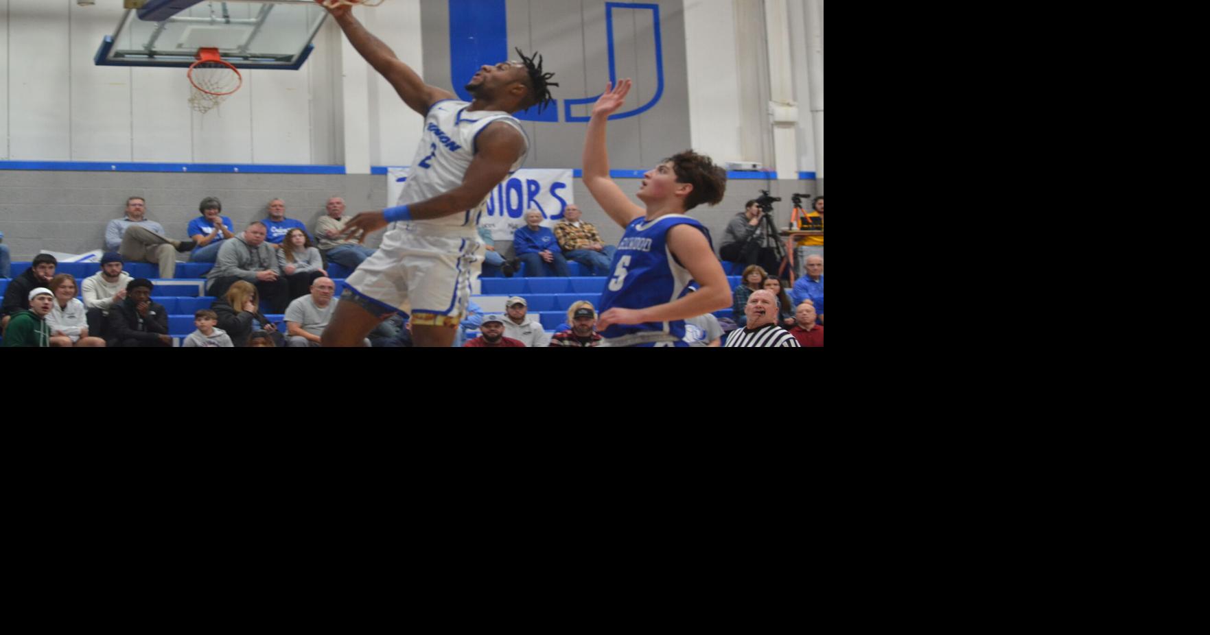 Boys basketball Ellwood City at Union