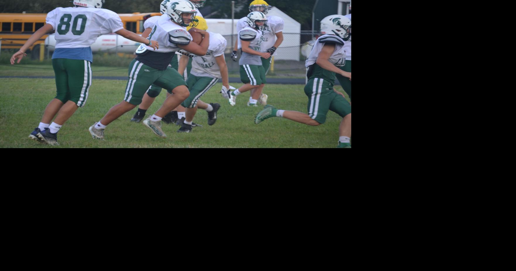 Laurel football practice