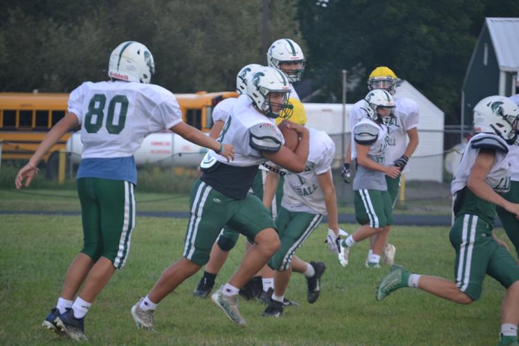 Laurel football practice
