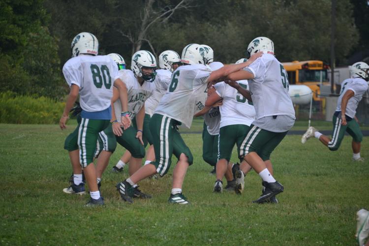 Laurel football practice