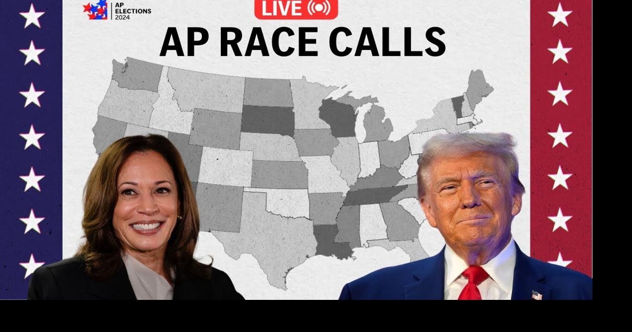 Election results LIVE AP race calls, electoral map, Trump and Harris
