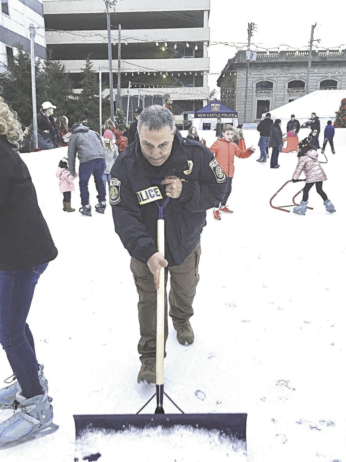 Skating with a hero: Local youth take to the ice with first responders