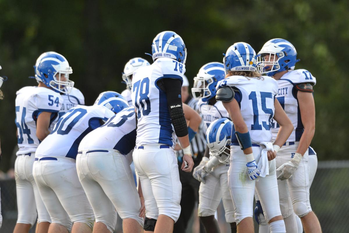 Ellwood City huddle