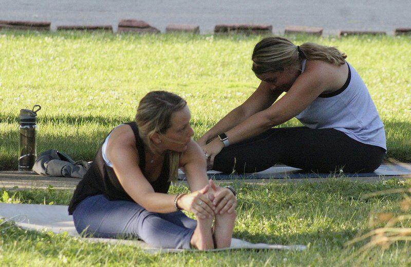 Yoga Classes Go Outdoors At Cascade Local News Ncnewsonline Com