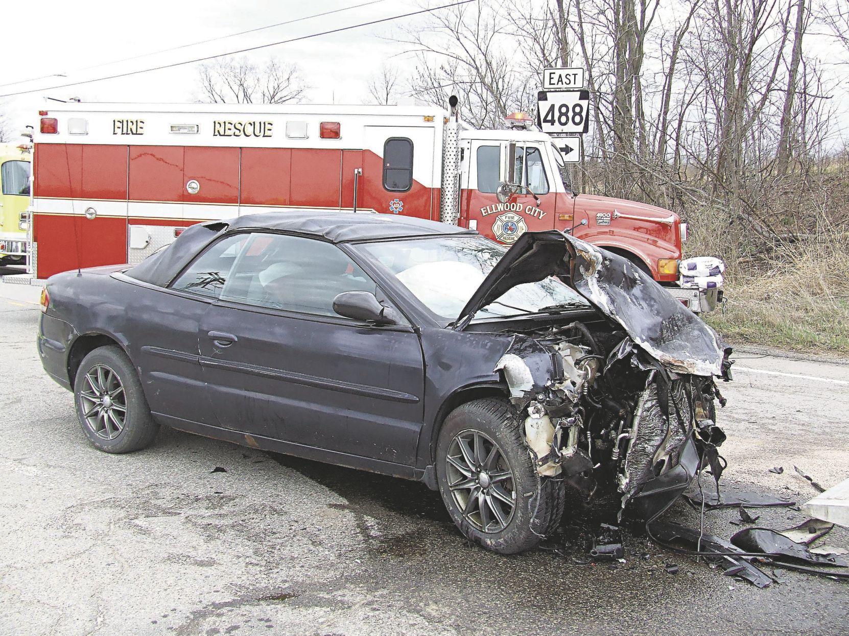 peters township car accident