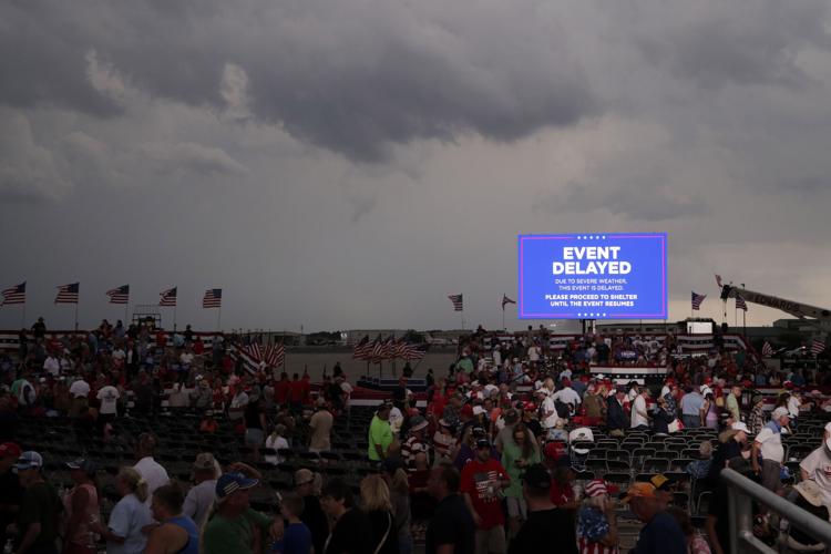 Trump Cancels Rally Because Of Weather, Proving The Difficulty Of Balancing A Trial And Campaign (huffpost.com)