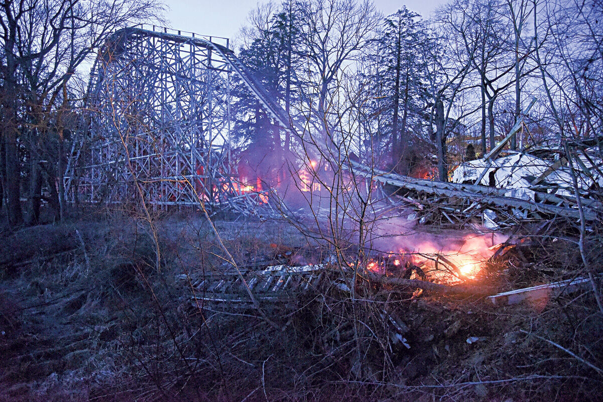 Fire claims fabled Blue Streak roller coaster Lifestyles