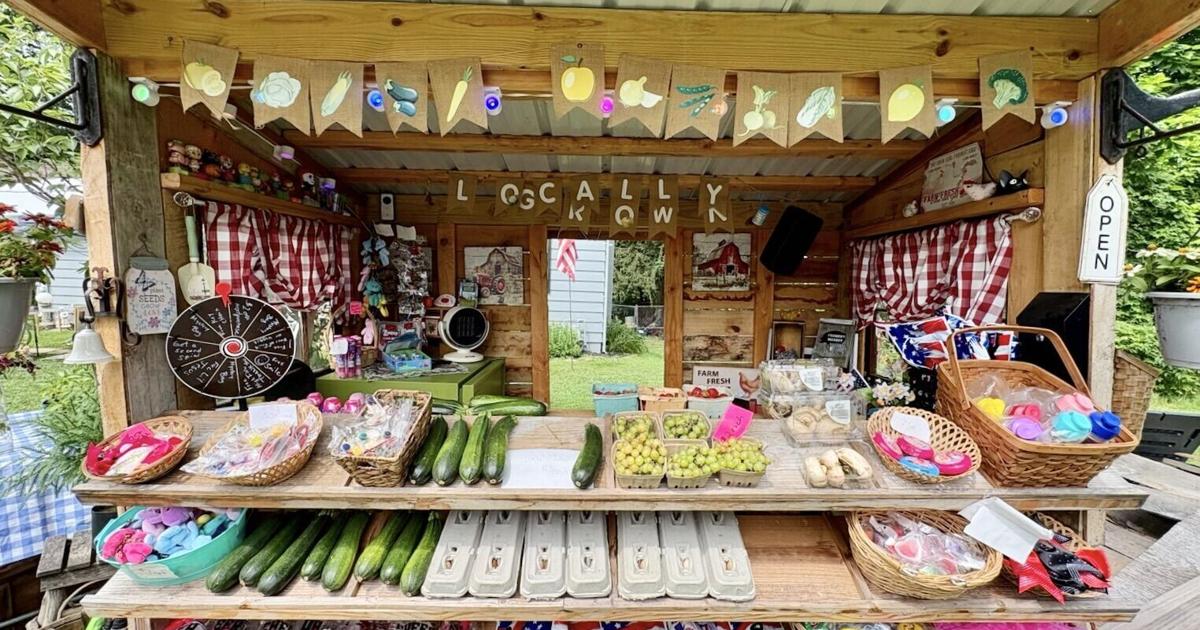 An 8-year-old's veggie stand has budding revenue