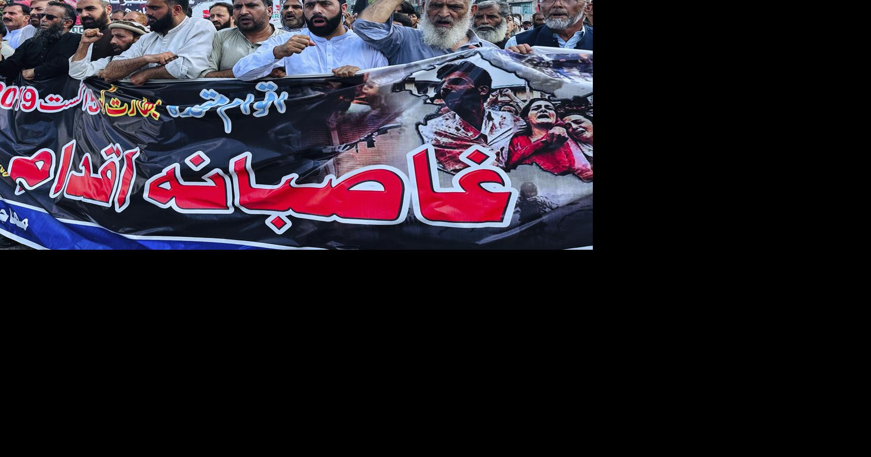 Pakistan India Kashmir Protest