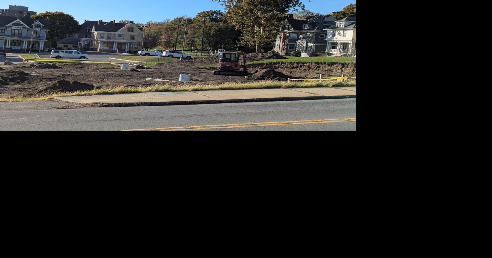Hope Park under construction in New Castle