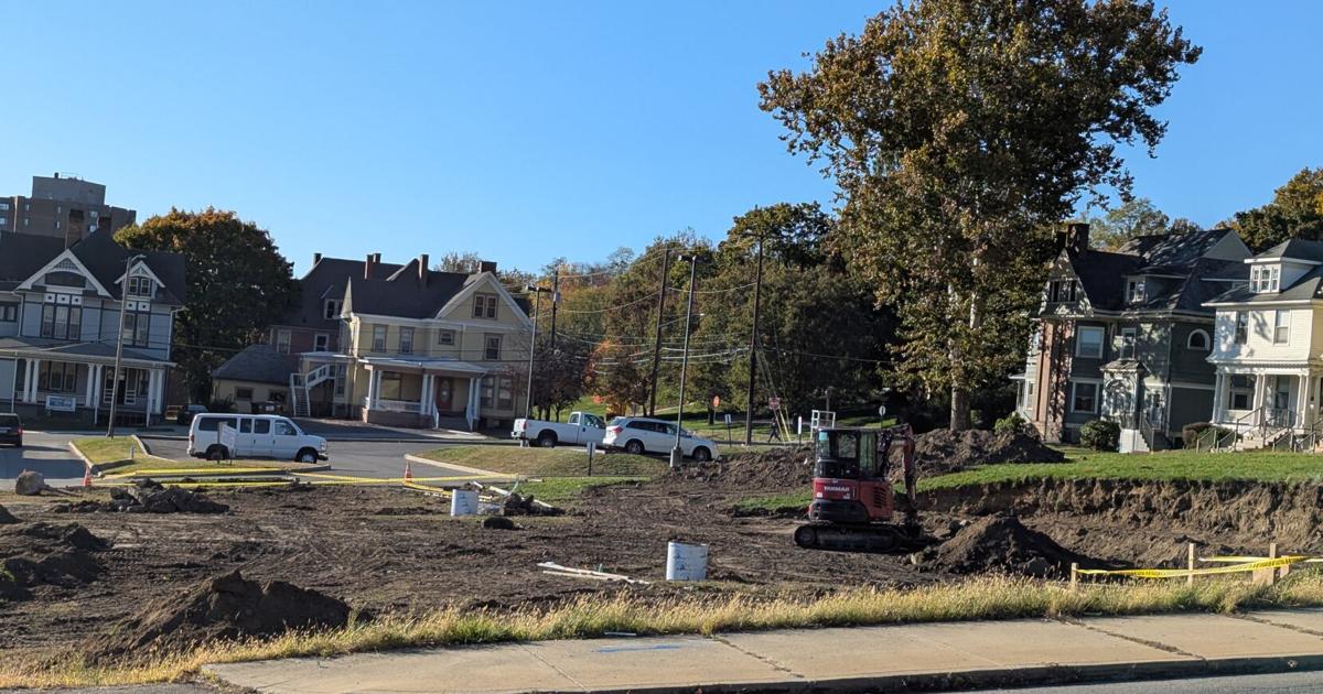 Hope Park under construction in New Castle