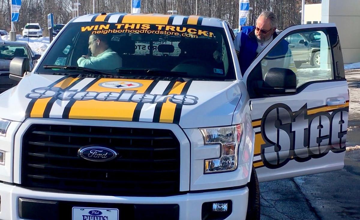 New Castle man wins official truck of Pittsburgh Steelers