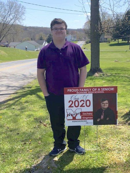 Seniors being surprised by front-yard postings