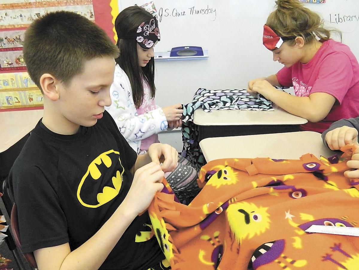 Kids helping kids Project Linus benefits makers and recipients