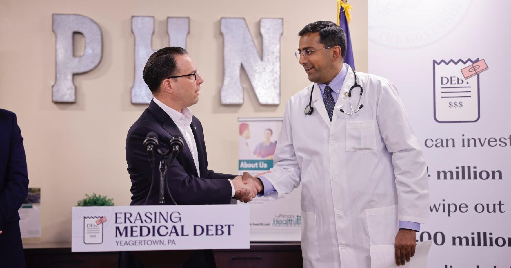 Shapiro seeks support to clear $400 million in bad medical debt - Vimarsana News