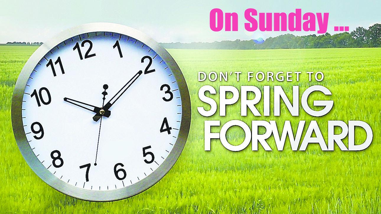  Spring Ahead This Weekend News Ncnewsonline