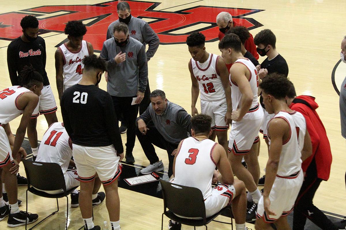 New Castle huddle