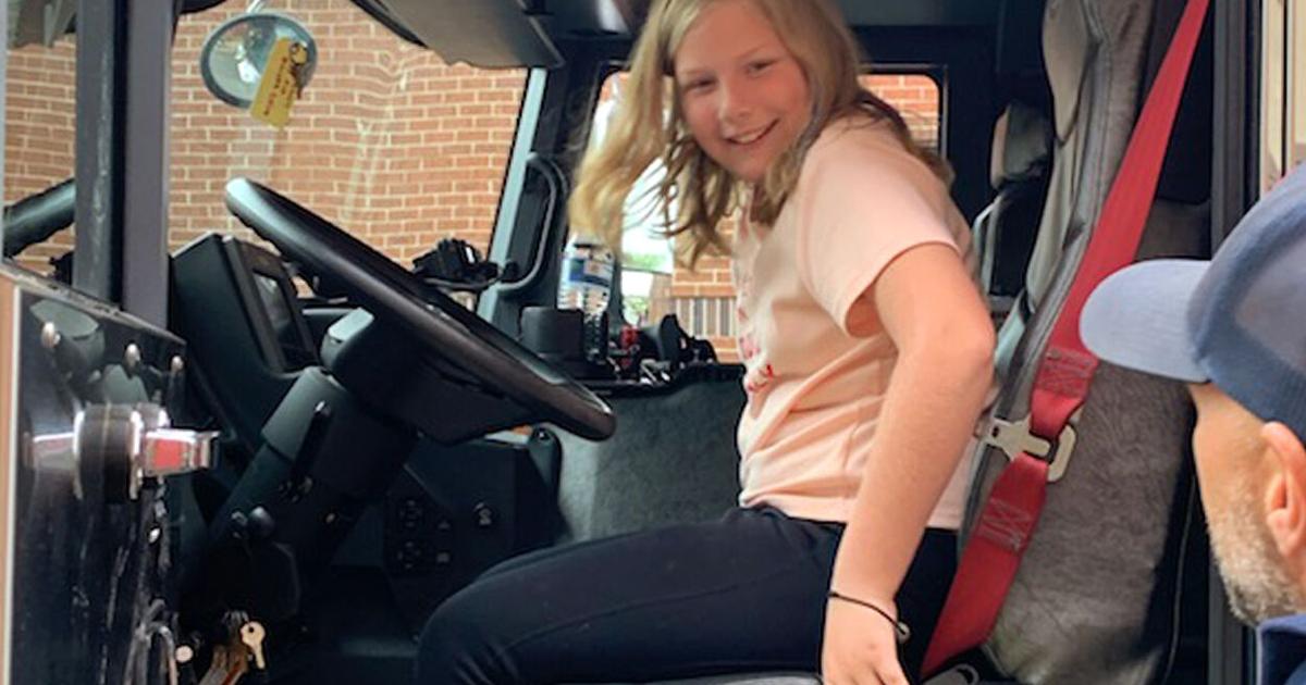 Child experiences firefighter for a day in New Castle