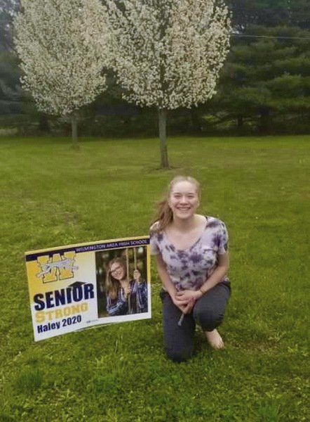 Seniors being surprised by front-yard postings