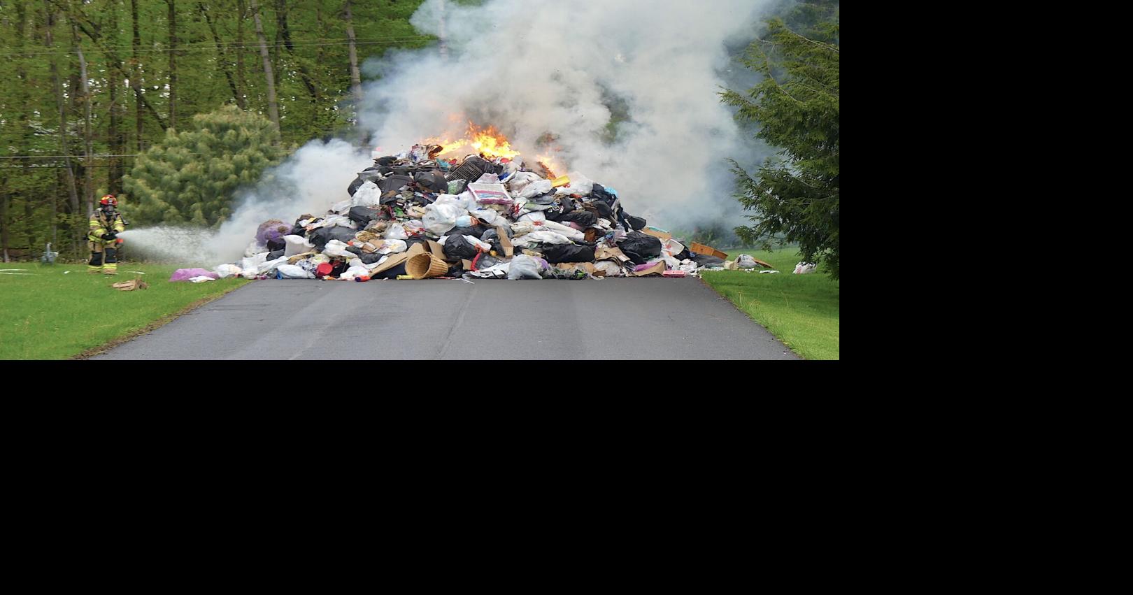 Firefighters douse burning garbage load | Local News | ncnewsonline.com