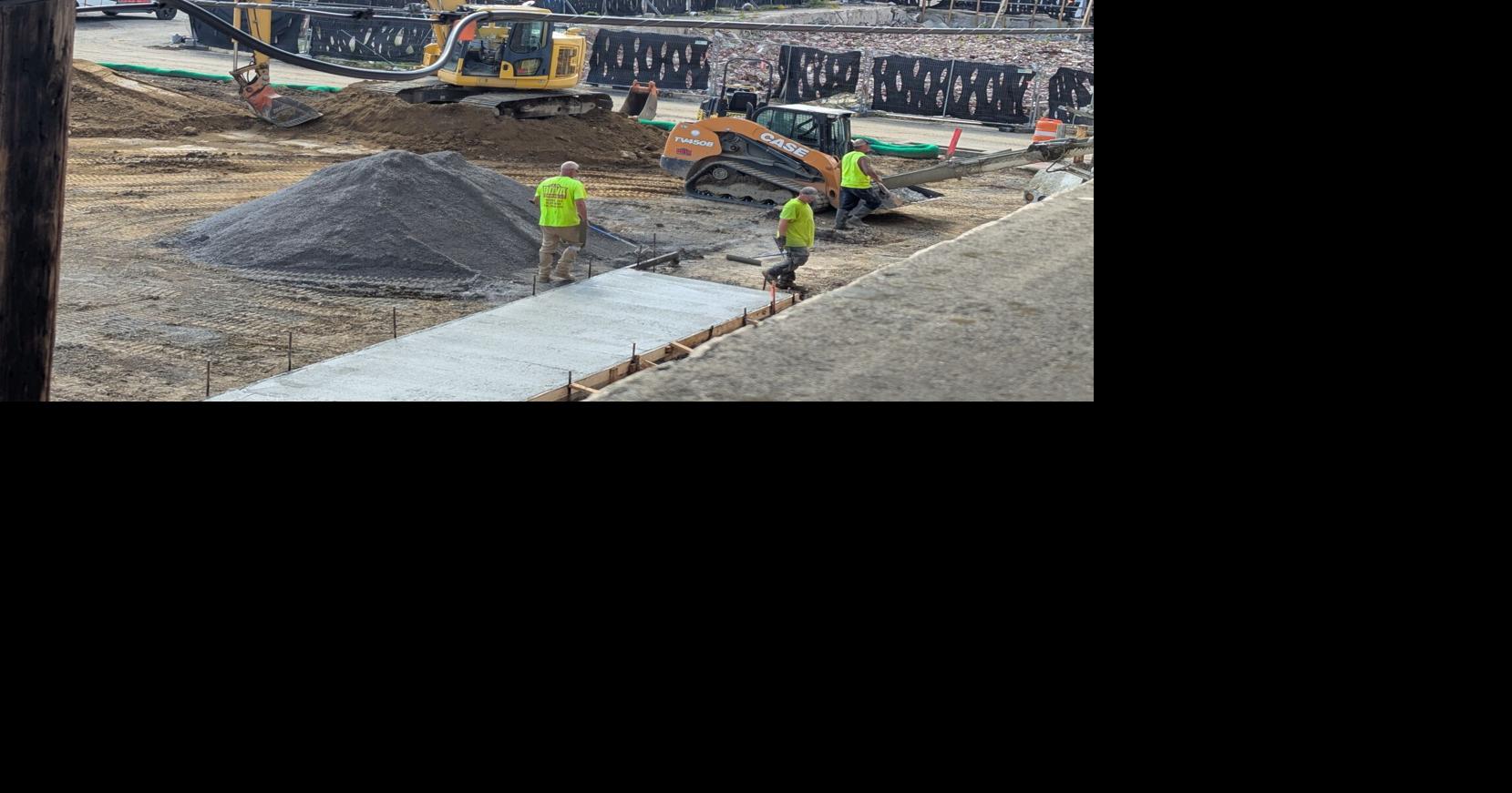 J.S. Bova Excavating workers