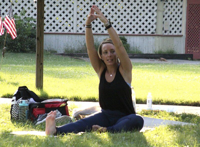 Yoga classes go outdoors at Cascade