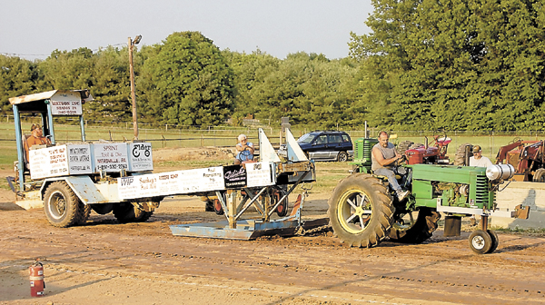 Garden tractor pulling discount sled for sale