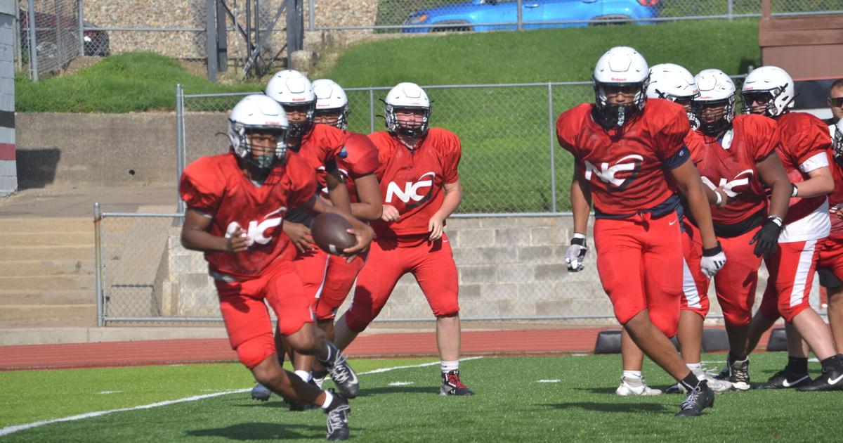 BACK TO BUSINESS: Coaches welcome 316 players on opening day of football practice