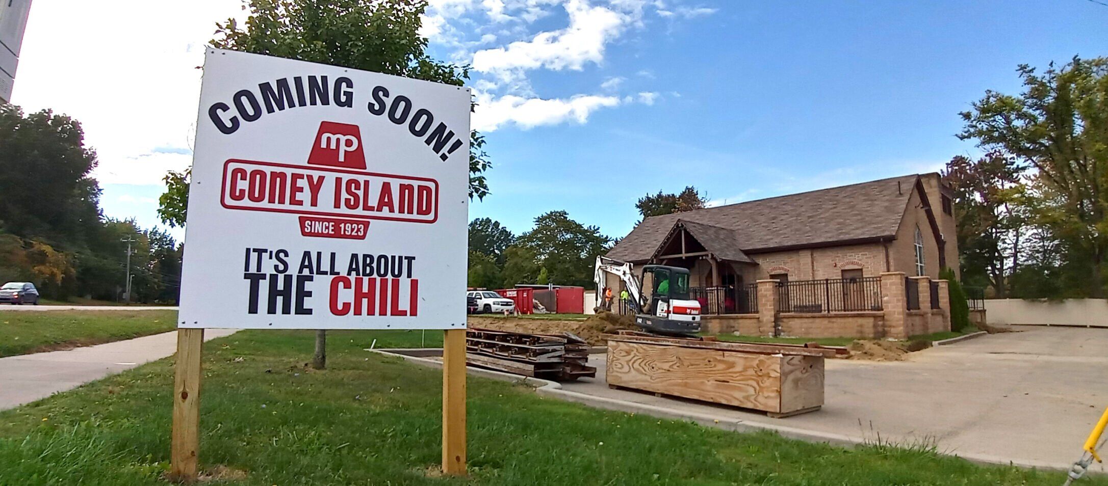 Construction Work Underway At Future M And P Coney Island Restaurant ...